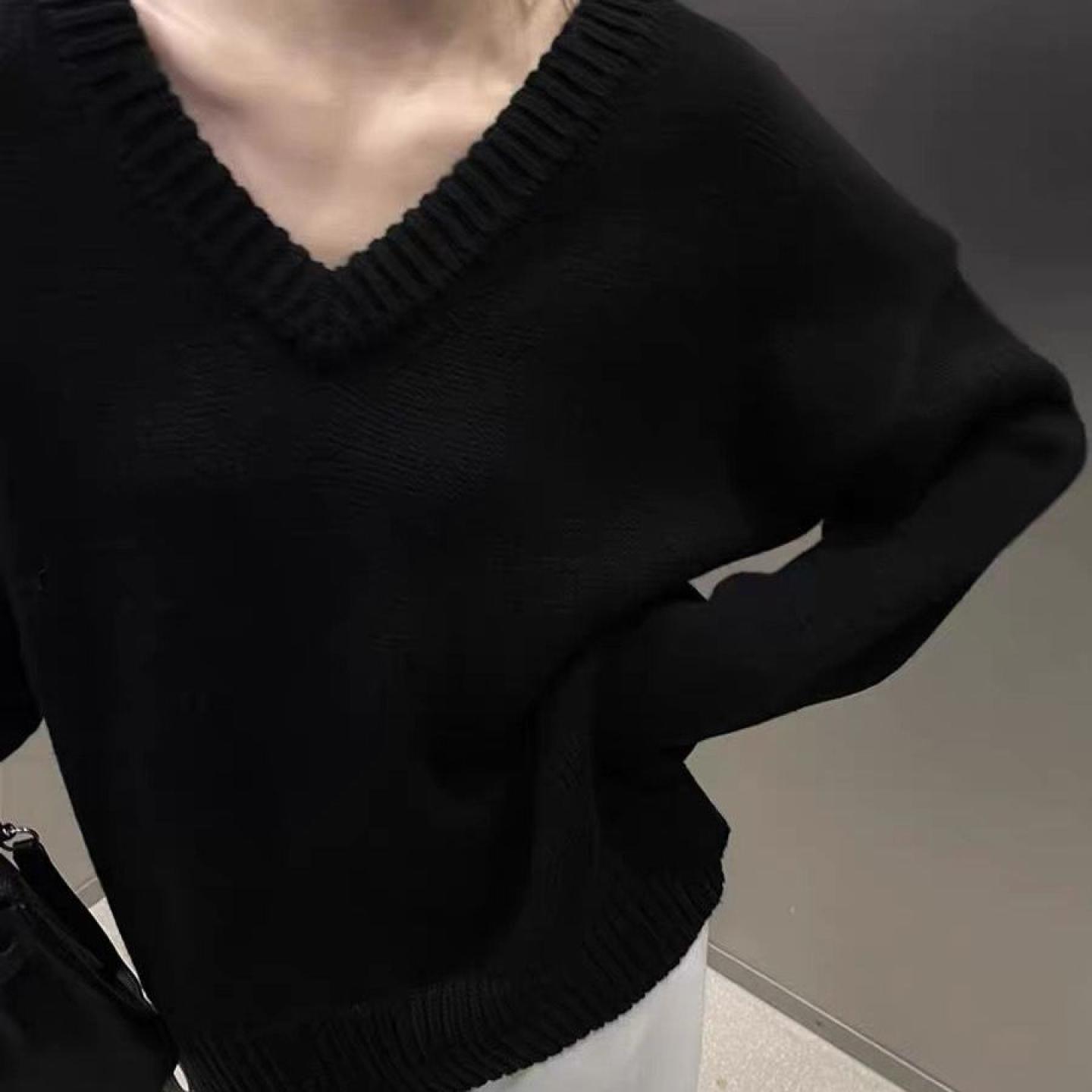 100%纯山羊绒毛衣女加厚宽松大码