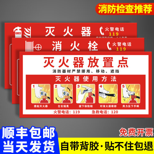 使用方法说明灭火器放置点定制