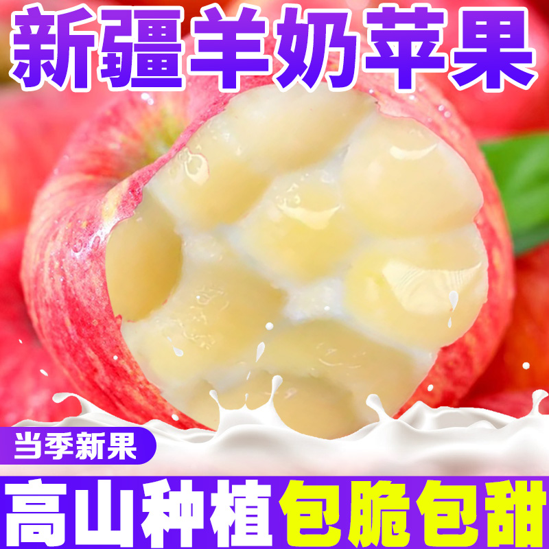 正宗新疆羊奶苹果又脆又甜礼盒装