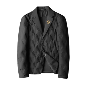 2025冬季新款西装羽绒服90白鸭绒外套 9826-P245 平铺图片