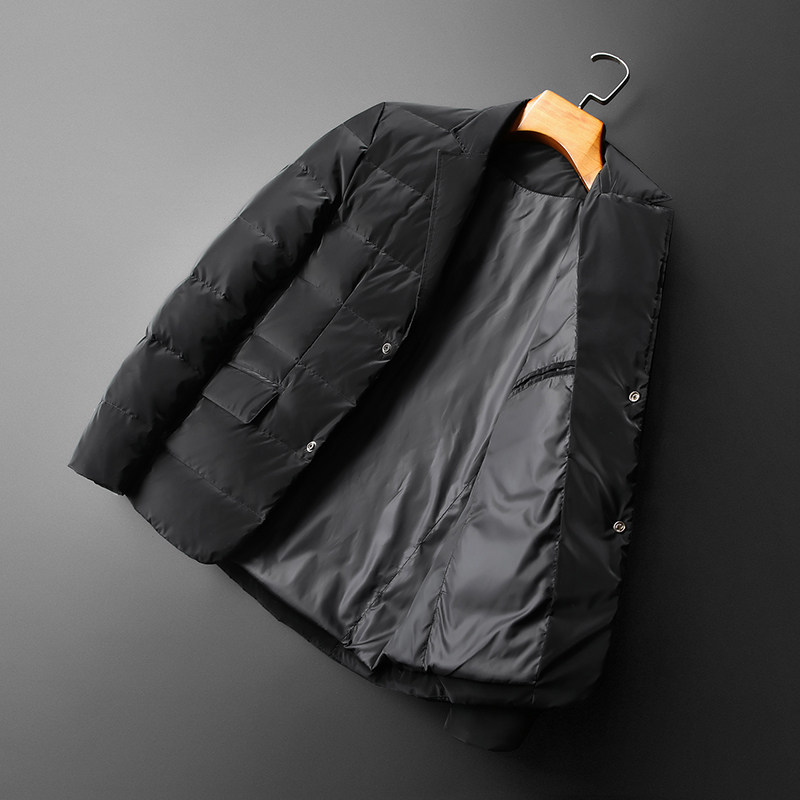 2024冬季新款男士西装领90白鸭绒羽绒服8895-P270有视频,男装羽绒服,钱塘6023