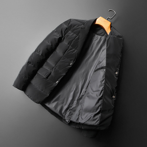 2024冬季新款男士西装领90白鸭绒羽绒服 8895-P270 有视频图片