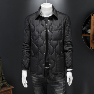 2024冬季新款男士90白鹅绒羽绒服鹅绒8891-P325 有视频 假模,男装羽绒服,钱塘6023