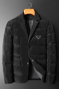2024冬季新款男士西装领90白鸭绒羽绒服 8895-P270 有视频图片