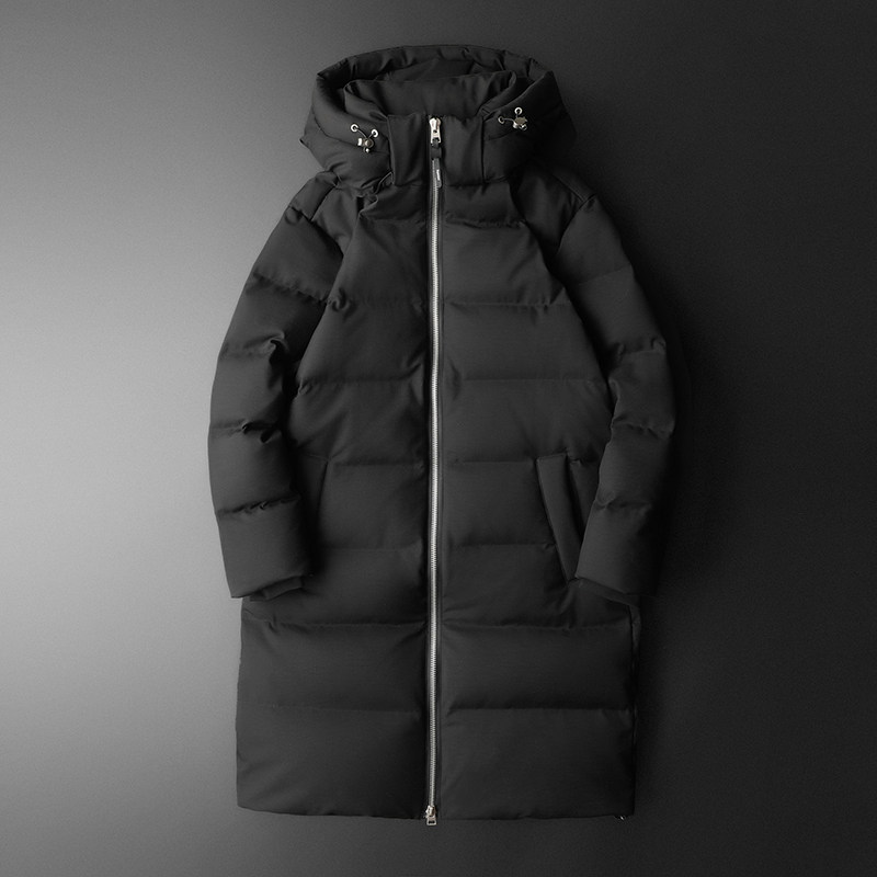 2025冬季新款TR面料长款连帽羽绒服加厚90白鸭绒9831-P425平铺,男装羽绒服,钱塘6023