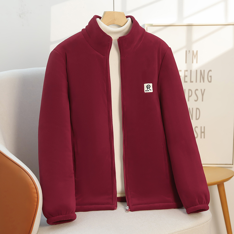 2025新款中老年摇粒绒加绒加厚外套妈妈装冬洋气保暖休闲爆款衣服