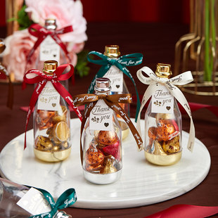 煜天 -Дарсны лонх хуримын чихрийн хайрцаг бүтээлч хуримын хуванцар хайрцаг нь нийлэг лонх Европ загварын хуримын буцах бэлэг