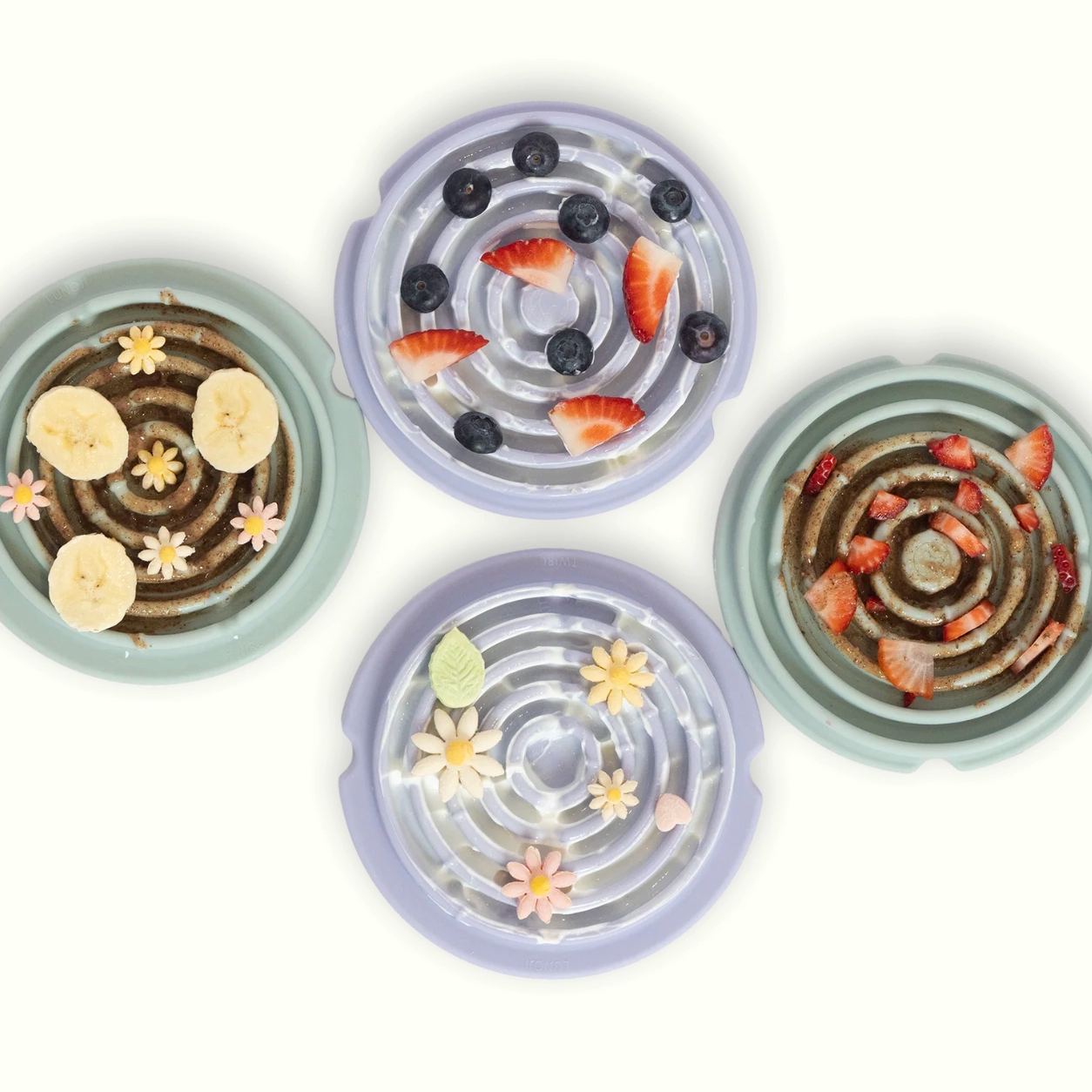 Lunoji猫狗通用舔舔盘慢食碗