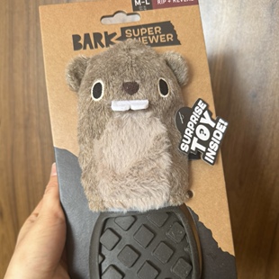 美国BARK狗狗耐咬宠物玩具互动丰容玩具野性海狸