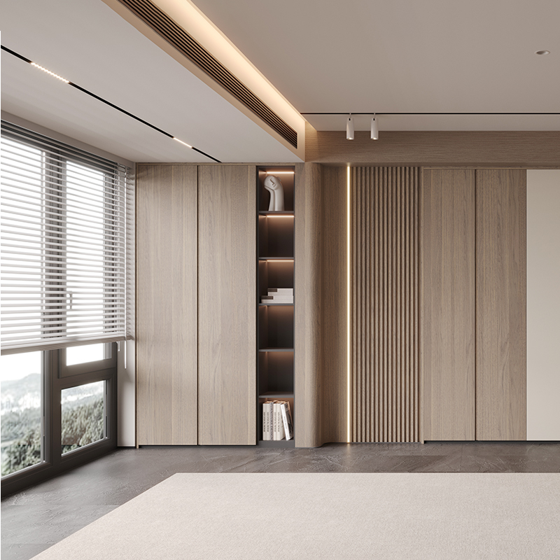 梦天木作阳台柜定制现代简约