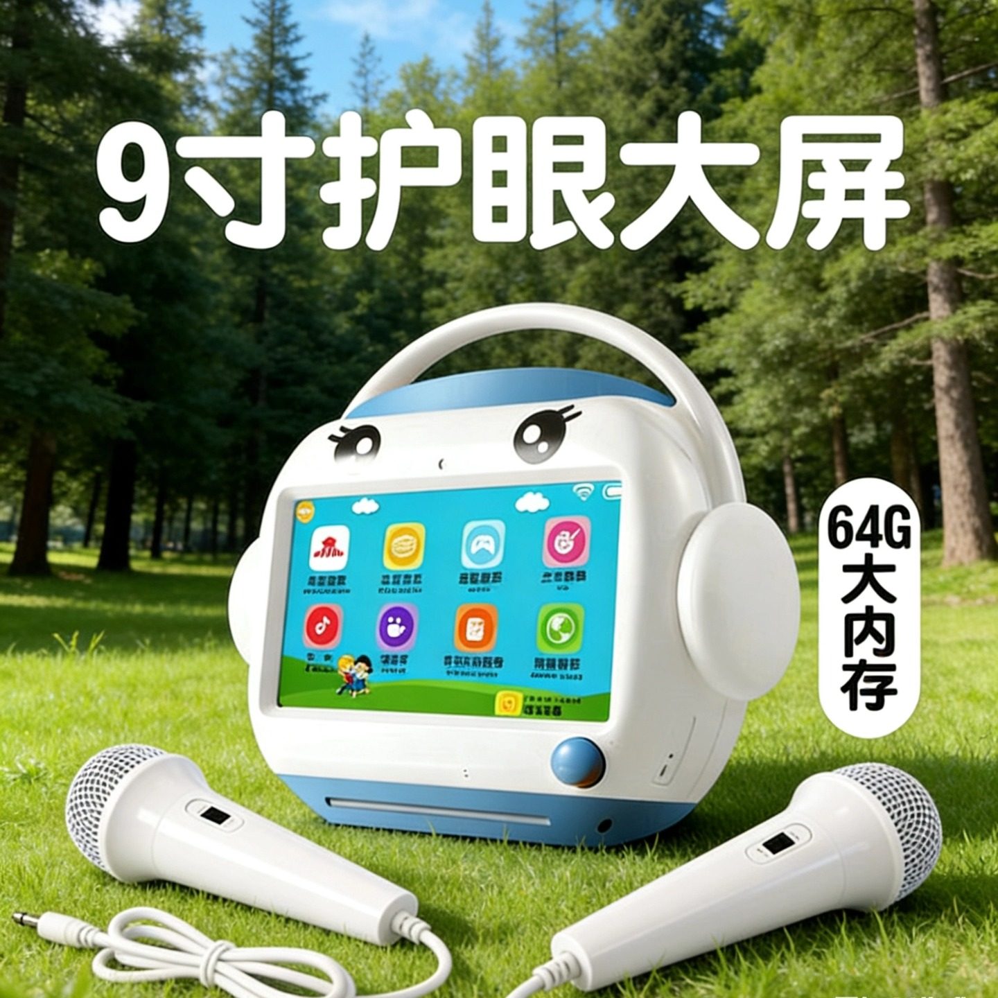名校堂r9x早教机儿童点读学习机宝宝9寸大屏3岁以上拼音识字礼物