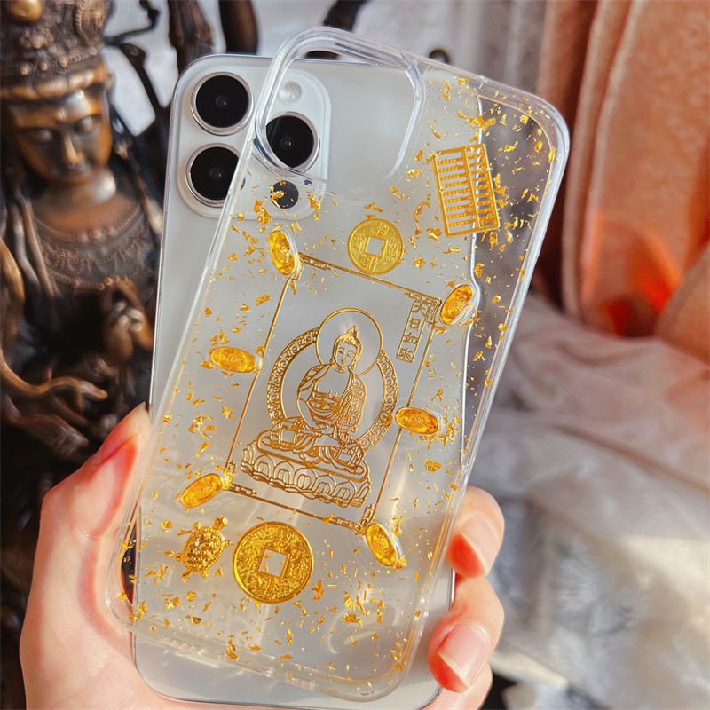 苹果16手机壳守护神透明生肖本命佛iPhone15promax鼠牛虎兔龙蛇马14plus千手观音菩萨文殊普贤大势至阿弥陀佛