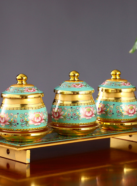 供水杯供佛杯 莲花佛台r供杯 佛前 家用圣水杯 贡杯水杯供奉摆件