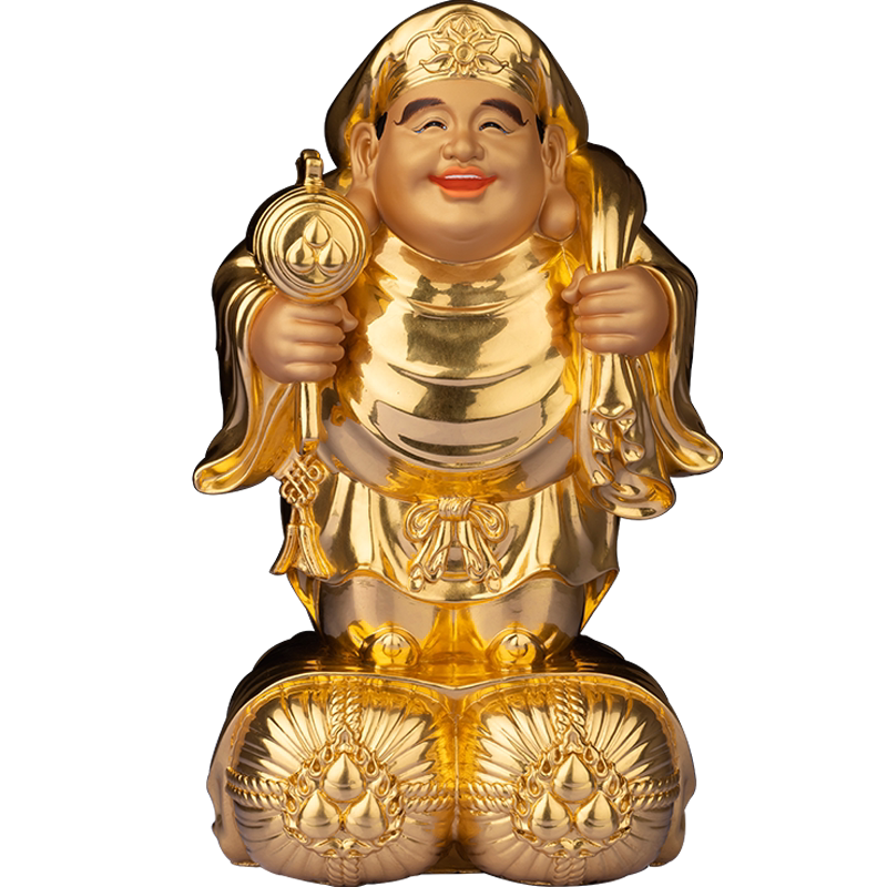 铜贴金大黑天菩萨大黑天财神