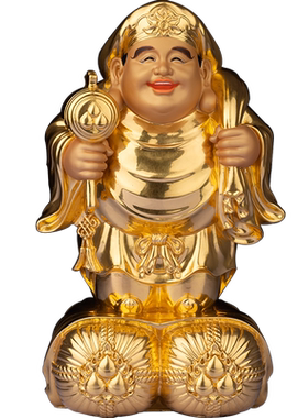 铜贴金大黑天菩萨大黑天财神