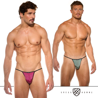 GREGGHOMME柔滑男士丁字内裤