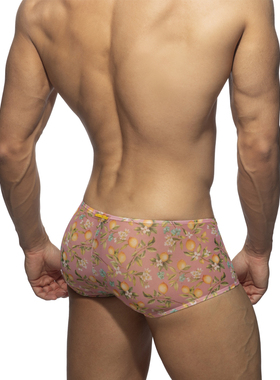 ADDICTED 透视网纱花卉平角裤 柔软性感低腰柔软透气运动 AD1372