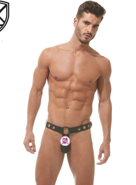 GREGG HOMME 立体囊袋镂空低腰柔软透气性感男士丁字内裤162504