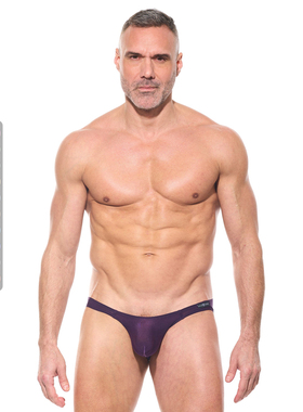 GREGG HOMME 丝滑透视低腰三角内裤 立体囊袋舒适柔软透气 87403