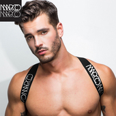 性感弹力运动胸带肩带ELASTIC Marco男士 Marco HARNESS 现货