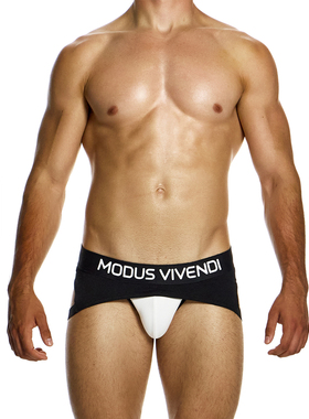 MODUS VIVENDI 立体囊袋复古撞色柔软运动性感男士双丁内裤 12413