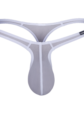 MANSTORE 微透性感丁字内裤 立体囊袋奢华丝滑低腰无痕 2-06161