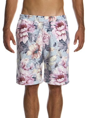 MODUS VIVENDI 花朵男士五分短裤 修身柔软舒适透气时尚 07561