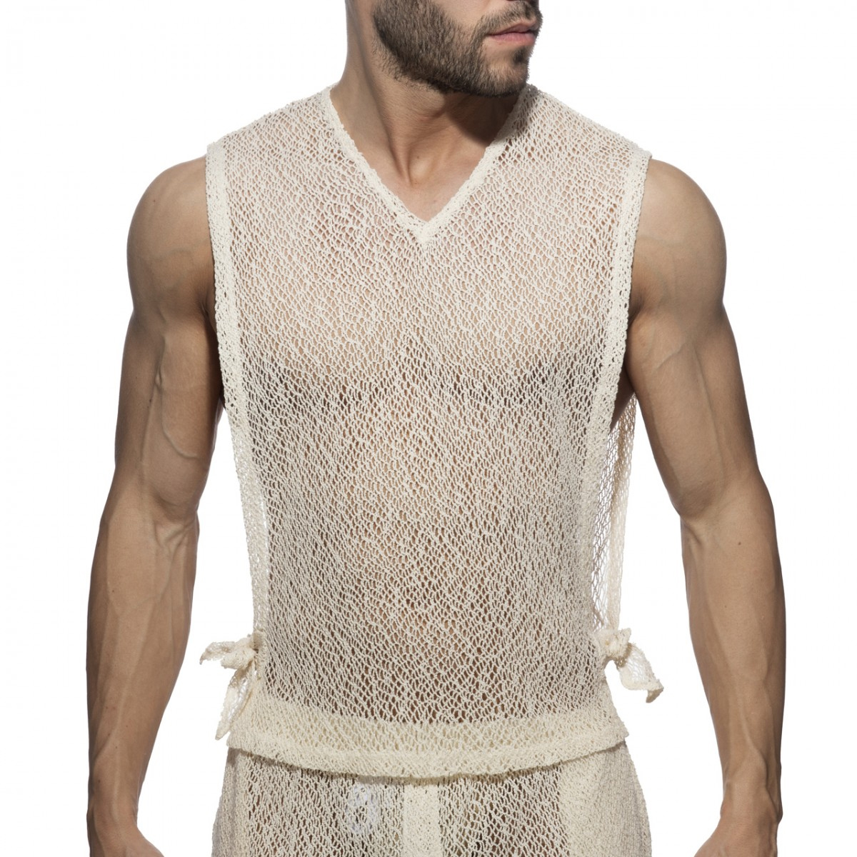 ADDICTED柔软舒适透视修身背心