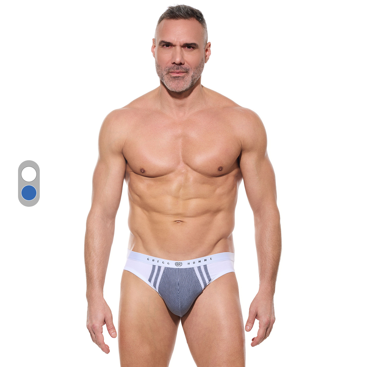 GREGGHOMME复古条纹网眼三角裤