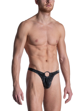 MANSTORE 立体囊袋低腰性感柔软透气镂空男士丁字内裤2-11620