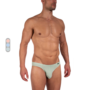 OLAF 三角内裤 立体囊袋透气舒适丝滑运动低腰男士 09452 BENZ