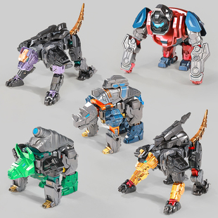 变形合体恐龙机器人机甲金刚合金男孩儿童玩具3到6岁以上生日礼物