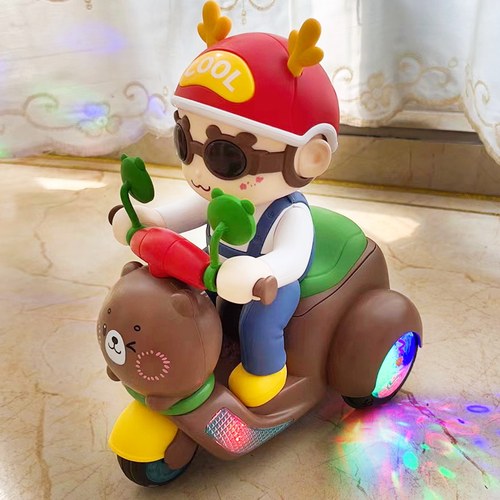 【特技旋转】电动三轮车玩具