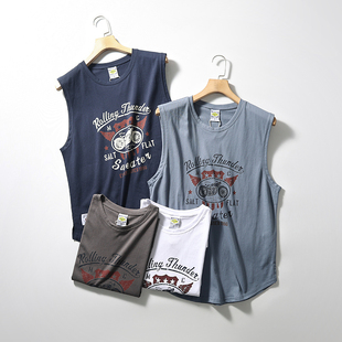 潮流有型 立体印花打底无袖 舒适全棉 男时尚 背心 夏季 线下299