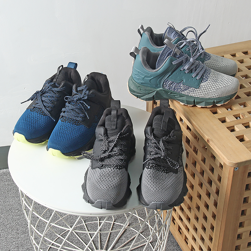 飞织透气户外防滑耐磨运动登山鞋