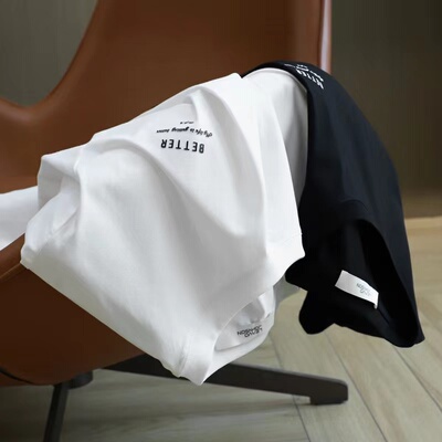 舒适亲肤科技凉感时尚字母短T恤