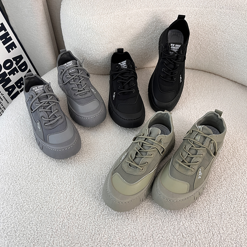 减震透气透气网面一脚蹬运动鞋潮