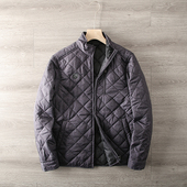 秋冬新款 男士 绗棉立领夹克薄棉衣外套 轻便型面料 还要啥自行车