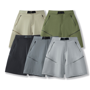 夏季 立体剪裁 男士 直筒五分裤 机能速干短裤 短裤 冰感吸湿透气