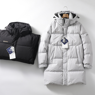 热反射中长抗寒保暖90绒羽绒服冬