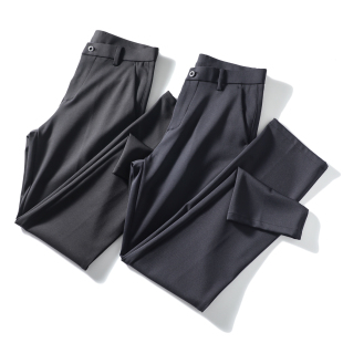 立体剪裁 通勤百搭直筒休闲裤 抗皱垂坠 男士 秋季 高端商务系列