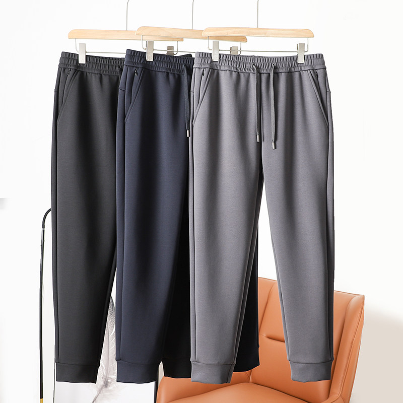 高级空气层面料！弹力抗皱！秋季新款男士松紧腰束脚运动休闲卫裤,男装,休闲裤,淘宝优惠券,粉丝福利购,淘宝优惠卷