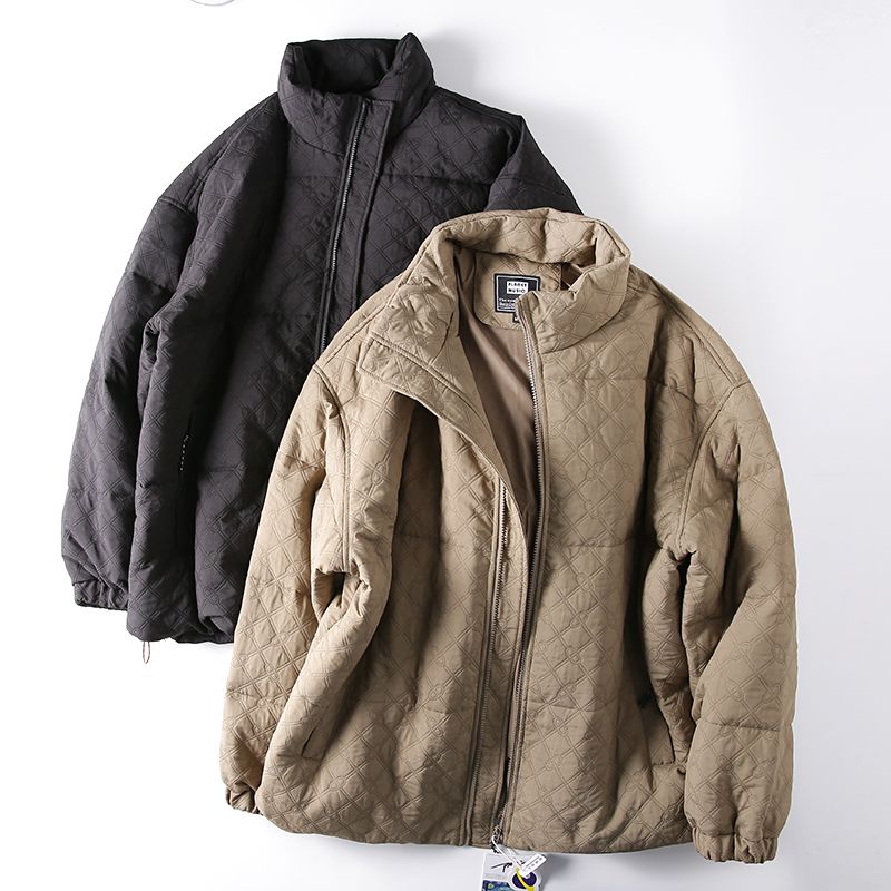 面包服宽松90白鸭绒冬季保暖外套