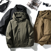 高蓬松90鸭绒 户外三防加厚保暖可脱卸帽羽绒服 男士 3D立裁 冬季