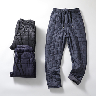 四层加厚加绒 长裤 秋冬男士 棉裤 户外直筒防风保暖裤 移动小火炉