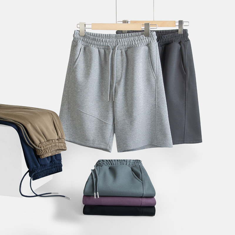 350g重磅针织棉！排湿吸汗！夏季男士松紧腰百搭运动休闲五分短裤,男装,休闲裤,淘宝优惠券,粉丝福利购,淘宝优惠卷