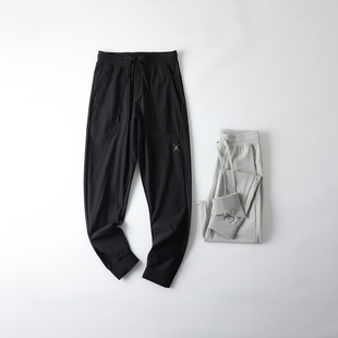 春夏新款 3D立裁 男士 运动休闲裤 高弹力透气 束脚卫裤 轻薄速干