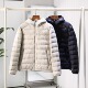 男士 科技防泼水面料 冬季 防钻绒 立领抗风保暖羽绒服潮 90鸭绒