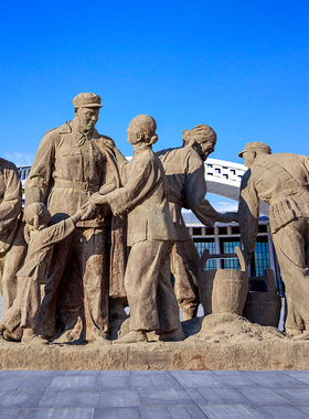 城市广场铜雕园林景观塑像