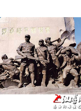 八路军情景雕像部队铸铜定制